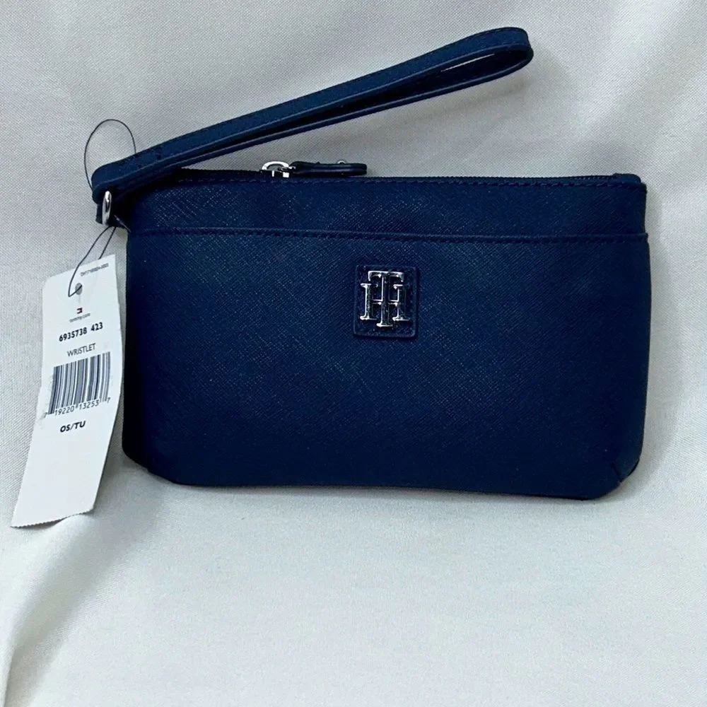 Tommy Hilfiger Navy Wristlet - Picture 1 of 2